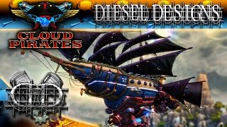 Cloud Pirates Gameplay :Closed BETA: Steam Punk Pirate Sky Battles! (HD PC Let's Play)