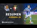 Resumen de Real Sociedad vs CA Osasuna (1-1)