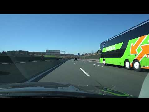 Driving in Austria between Vienna (Wien) and Ibbs