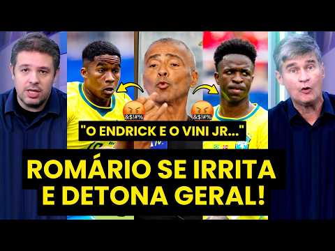 ROMÁRIO DETONOU FORTE! “QUE SE F***! O ENDRICK e o VINICIUS JR pra mim…” | ELIMINAÇÃO DO BRASIL!