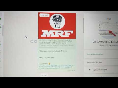  Whatsapp job vacancies group