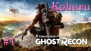 【ゴーストリコン ワイルドランズ】のんびり挑戦！していこう♪ Ghost Recon Wildlands　★　ソロ Part 1　[こはる]　女性実況