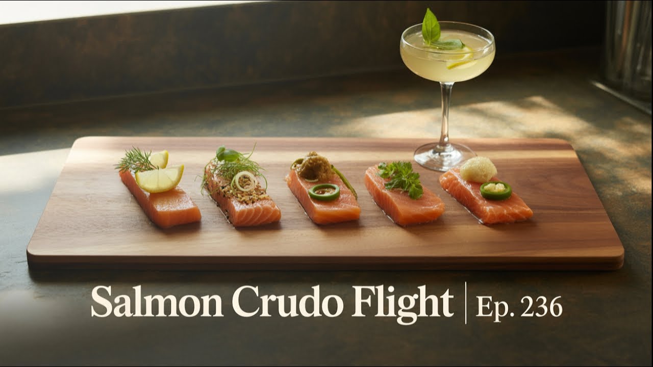 Fresh from Alaska: Salmon Crudo Flight