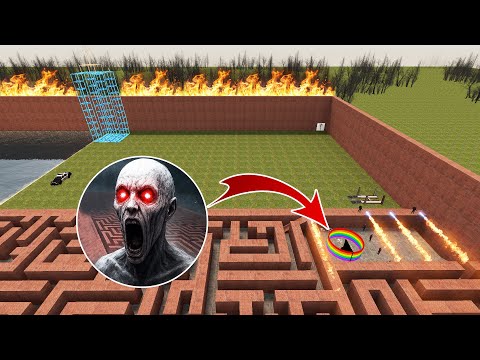 SCP-096 TRAPPED IN A ROUND CAGE — CAN HE ESCAPE? In Garry's Mod