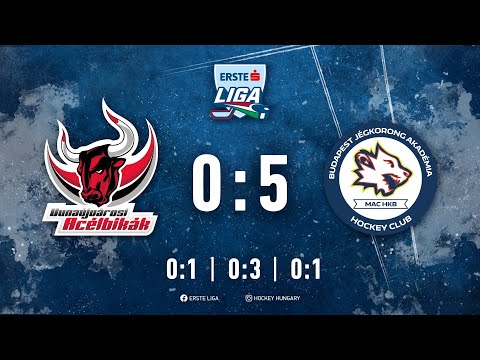 Gólösszefoglaló EL 142 - Dunaújvárosi Acélbikák - Budapest Jégkorong Akadémia HC 0-5 20230113