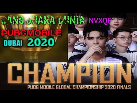 DETIK DETIK NVXQF ANGKAT TROPI PMGC DUBAI 2020🏆🏆🏆PUBG MOBILE