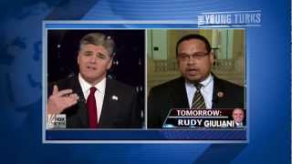 'Worst Journalist' Hannity Giggles Over Ellison Slam