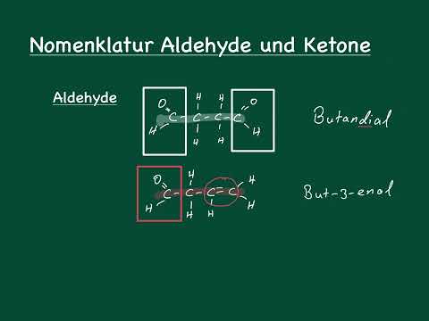 Aldehyde und Ketonen benennen - Nomenklatur