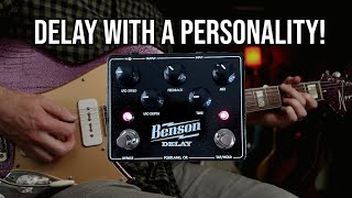 Video thumbnail for A Delay That Makes You Play Differently! | Benson Amps Delay Pedal Demo by Let's Play All