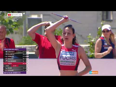 Livia Fuchs — Javelin Throw — European Athletics U18 Championships 2022