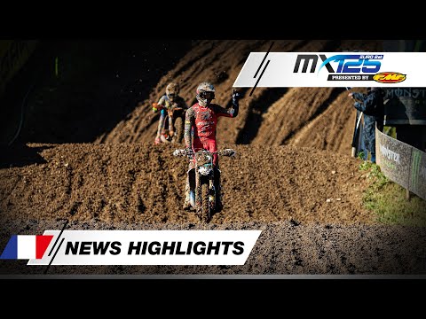 News Highlights | EMX125 Presented by FMF Racing | Monster Energy MXGP of France #MXGP #Motocross