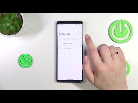 How to Change System Language in SONY Xperia 5 IV – Menu Language