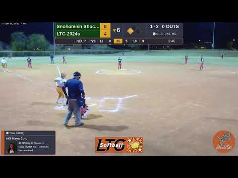 Snohomish Shock Shamrock vs LTG Lions 2024s Cat / Carda (2022.01.28)