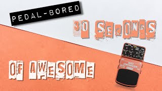 Video thumbnail for 30 Seconds of AWESOME || Behringer BSY600 Bass Synthesizer by Pedal-Bored Podcast