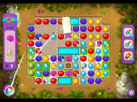 GardenScapes Level 4403 no boosters (17 moves
