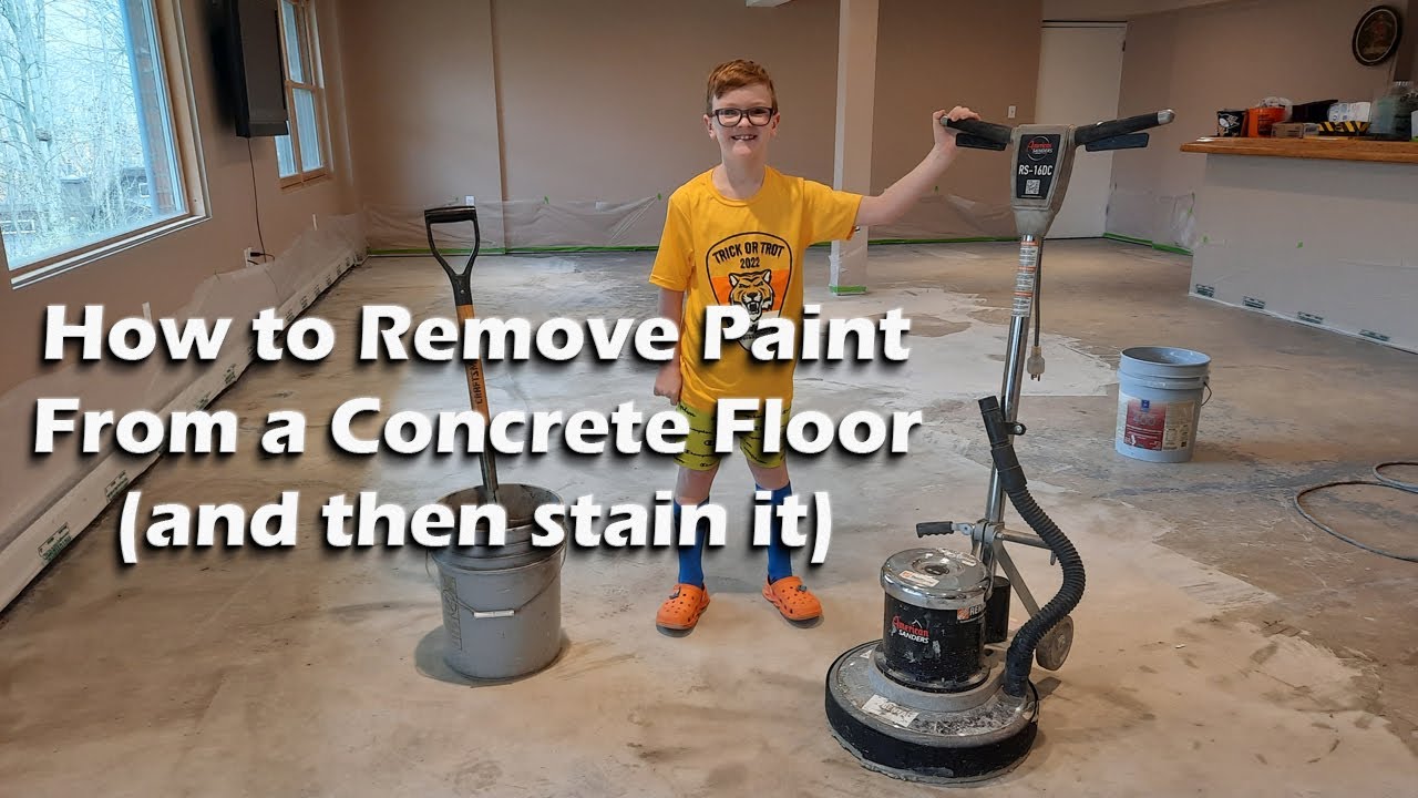 Can you stain over painted concrete floors? Tipseri