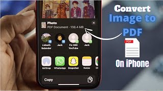 How to: Convert Image to PDF on iPhone! [JPG to PDF]
