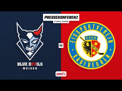 Press conference for matchday 32 | Blue Devils Weiden vs. ESV Kaufbeuren