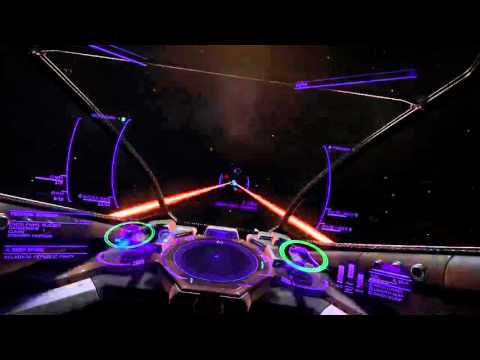 Viper Vs Gunship (Pavel Rudzko) - PvP - Elite Dangerous