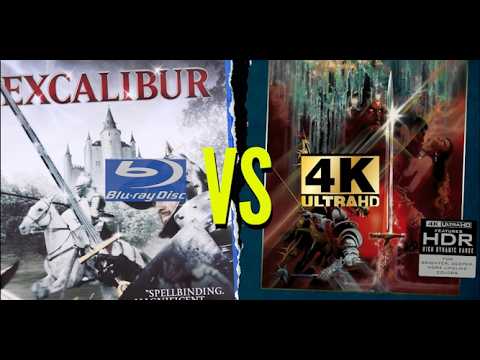 EXCALIBUR (1981) 4K Ultra HD VS. Blu-Ray COMPARISON Side by Side @Arrow_Video @MVDEntGrp