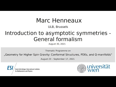 Marc Henneaux - Introduction to asymptotic symmetries - General formalism