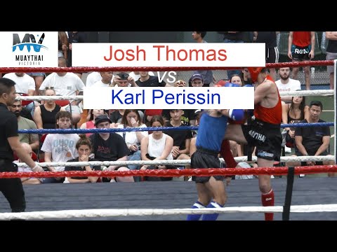 MUAY THAI VICTORIA 10: Josh Thomas (red) vs Karl Perissin (blue)