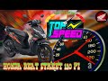 Honda Beat Street 110 FI Top Speed Via Gps Speedometer Factory Stock