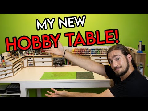 CORY'S VLOG - My New Hobby Table!