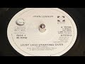 John Lennon - (Just Like) Starting Over (1980 7" Single)