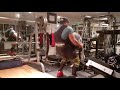 Putting in some light strongman training at home.(3)