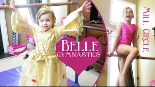 Princess Belle Loves Gymnastics and Sophia's Mill Circle! | Crazy8Family