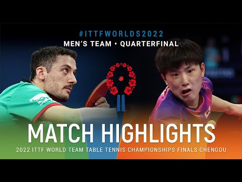 Highlights | Marcos Freitas (POR) vs Tomokazu Harimoto (JPN) | MT QF | #ITTFWorlds2022