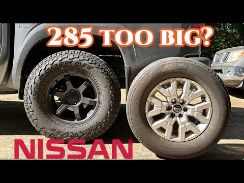 Will 285/70/17 fit on a 2023 Frontier?