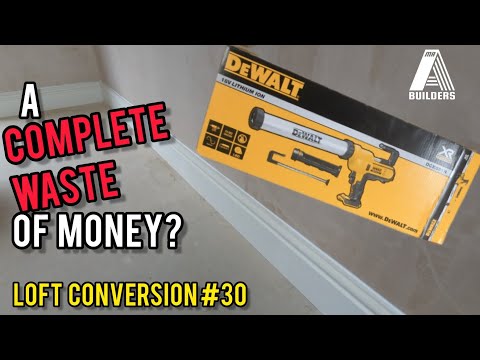 DeWalt Sunday!!! Is using the DeWalt DCE581N for caulking worth it? Loft Conversion#30 #dewalt #loft