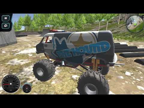 Online monster truck game,free games for kids,off road driving game