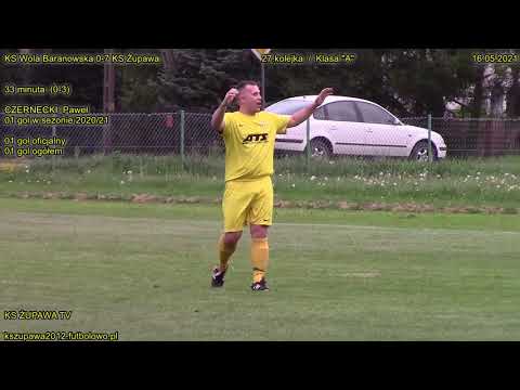 KS Wola Baranowska 0-7 KS Żupawa (0-3 Czernecki Paweł) 16.05.2021 / Klasa "A"