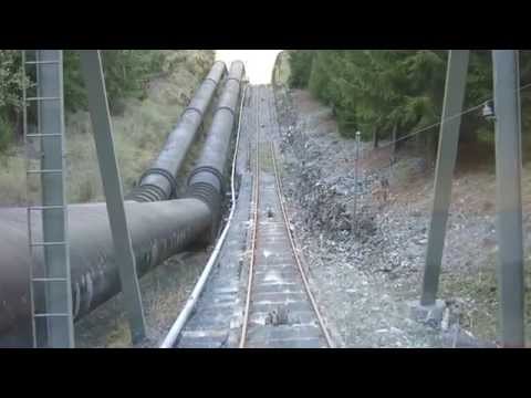 Standseilbahn 1908.01 Riddes Ecône - Villy Talfahrt - Funiculaire