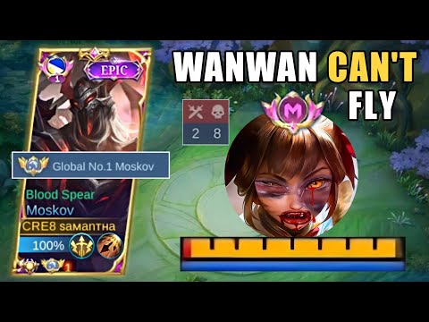 SORRY WANWAN YOUR DARTS CAN'T BITE GLOBAL MOSKOV!🔥| MOSKOV BEST BUILD & EMBLEM SET 2023