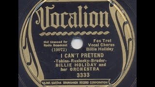 Billie Holiday / I Can&#39;t Pretend