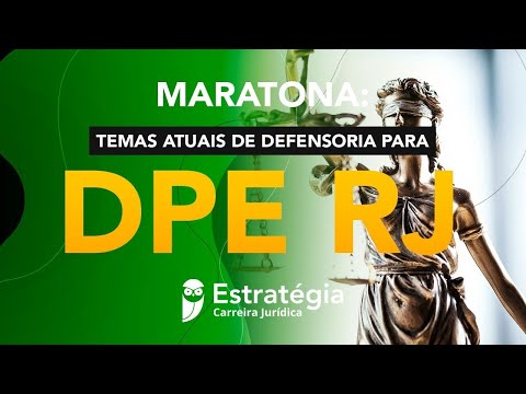 Maratona Temas Atuais de Defensoria DPE RJ: Legislação Penal Especial - Prof. Ivan Marques