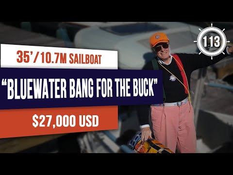$27,000 - BLUEWATER BARGAIN!! Nicholson 35 Sailboat for sale - EP 113 #sailboattour