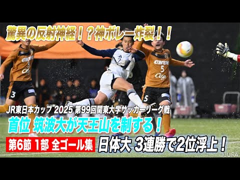 経済学科 【全部見せます！】脅威の反射神経で神ボレー！？JR東日本カップ2025 第99回関東大学サッカーリーグ戦 1部 第6節 ゴール集