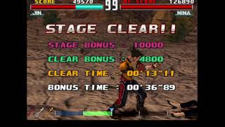 Tekken 3 final part of How to unlock Dr Boskonovitch (with commentary)