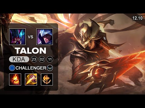 Talon vs Rek'Sai Jungle - EUW Challenger - Patch 12.10 Season 12