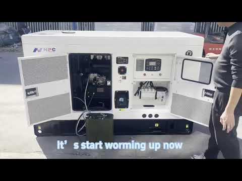10-50kva water-cooled diesel engine start-up video