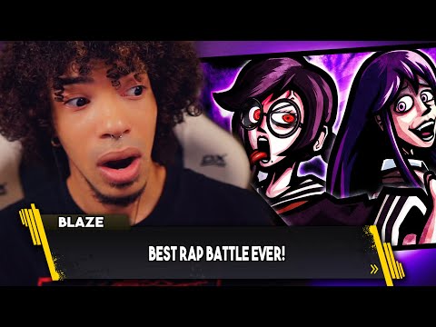 REACTING TO YURI VS. TOKO FUKAWA RAP BATTLE! [DANGANRONPA VS DOKI DOKI LITERATURE CLUB]