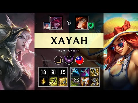 Xayah ADC vs Miss Fortune - TW Master Patch 25.13