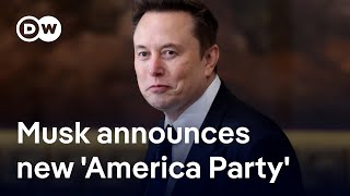 Musk’s political party: A political vision or personal rivalry with Trump? | DW News