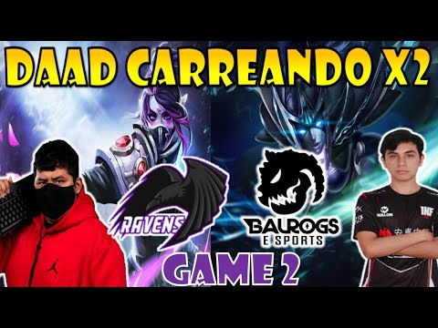 RAVENS vs Balrogs  ▶ ( GAME 2) DPC SA 2021/2022 Tour 3: Division 2 II ➤ 4d esports