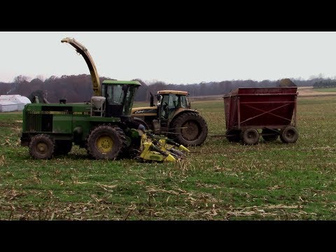Last Day Chopping Corn 2019 | Covering the Silage Pile